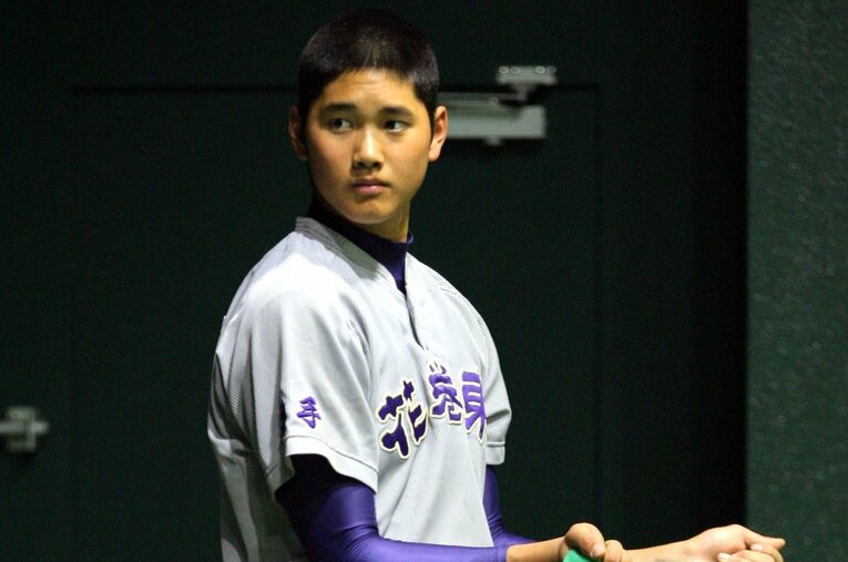 投打どちらでも評価されていた大谷翔平だが、花巻東の同級生・山根大幸さんにとっては打者としての完成度が衝撃的だったという ／ photograph by Sankei Shimbun