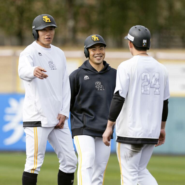 【ソフトバンク】今春キャンプの様子　©KYODO