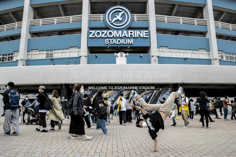 日本初上陸となったXゲーム。会場は千葉のZOZOマリンスタジアムだった　©Naoki Gaman / ESPN Images