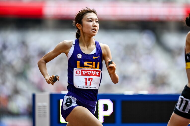 日本選手権での澤田　©Nanae Suzuki