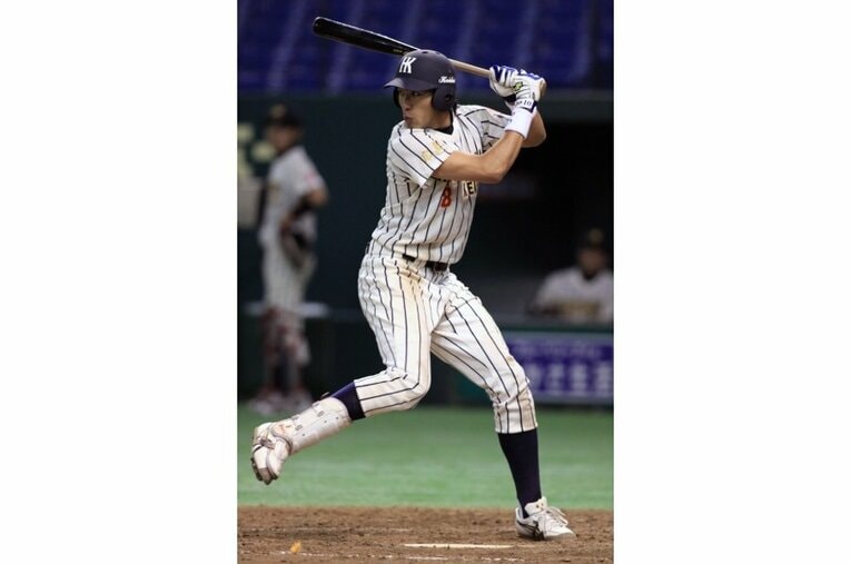 大学時代の柳田©AFLO