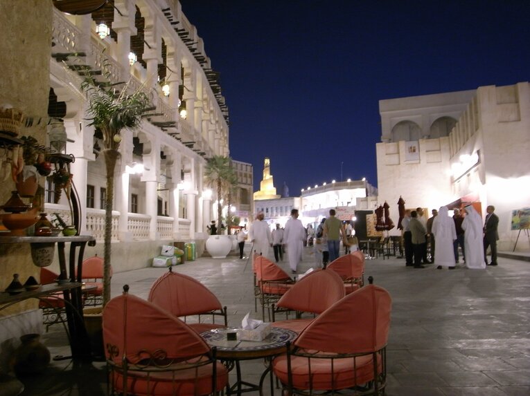 カタールの街中（2009年）　©Naoya Sanuki