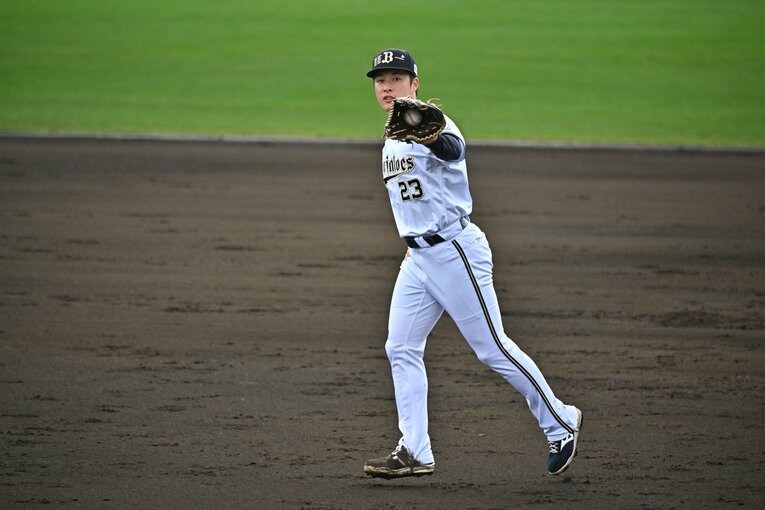 オリックスキャンプで奮闘する吉田輝星　©Hideki Sugiyama