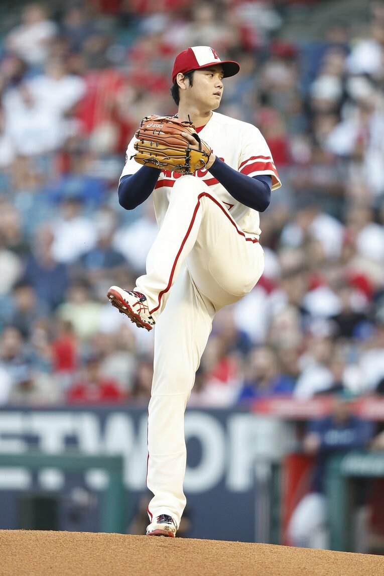 大谷の投球には、マリナーズ監督も脱帽　©Getty Images