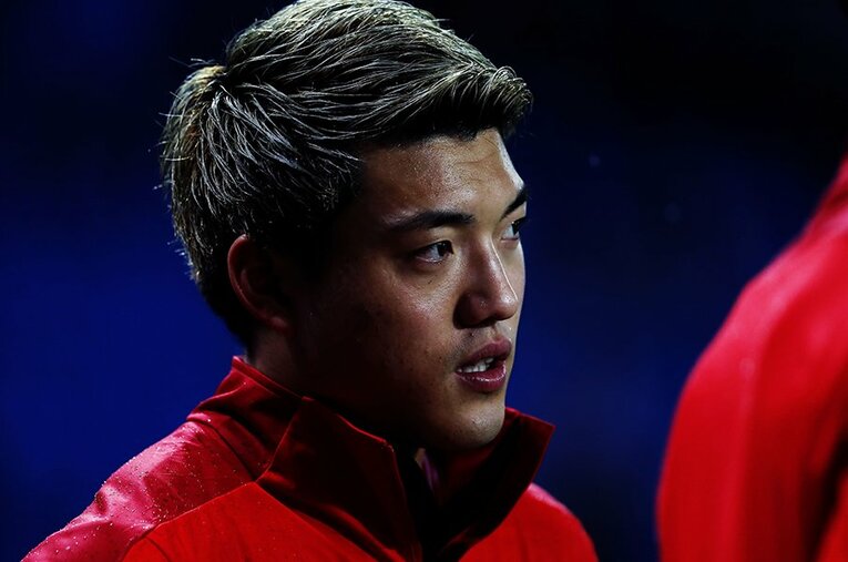 今季はPSVで出場機会を得ている堂安律を撮った ／ photograph by Daisuke Nakashima