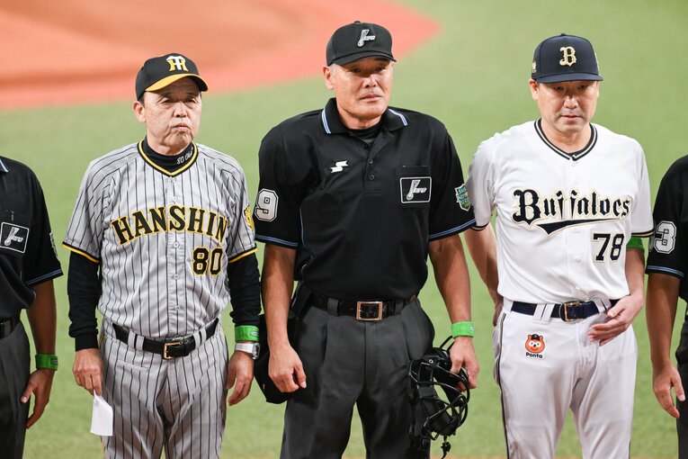 2023年日本シリーズの岡田彰布　　©Nanae Suzuki