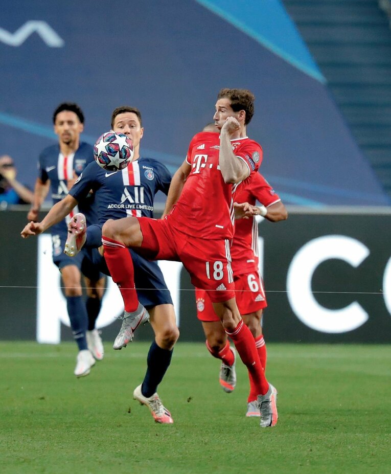 世代交代の有望株として加入したレオン・ゴレツカ　©Sébastien Boué/L’Équipe