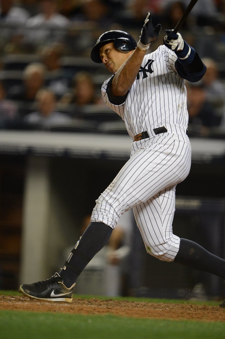 ヤンキース時代のアレックス・ロドリゲス　打撃フォーム連続写真2     (C)Naoya Sanuki