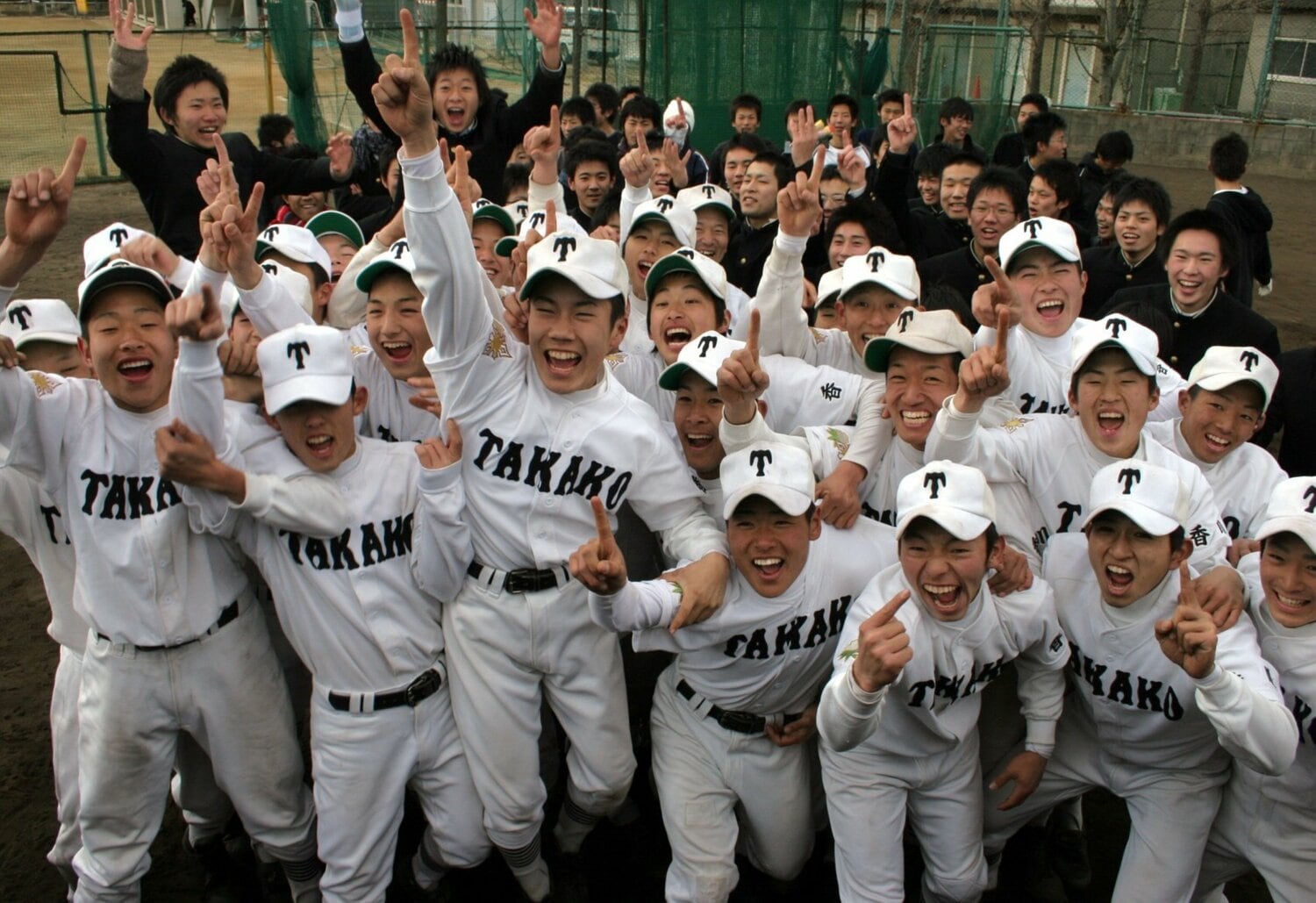 2005年センバツに21世紀枠で出場した高松高校　©︎Sankei Shimbun