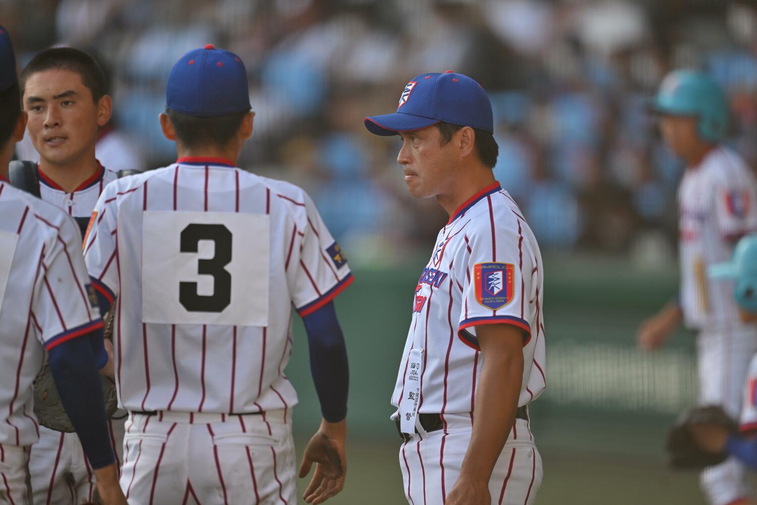 下関国際を率いる坂原秀尚監督　©Hideki Sugiyama