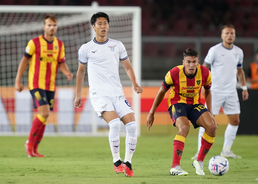 レッチェ戦の鎌田　©Getty Images