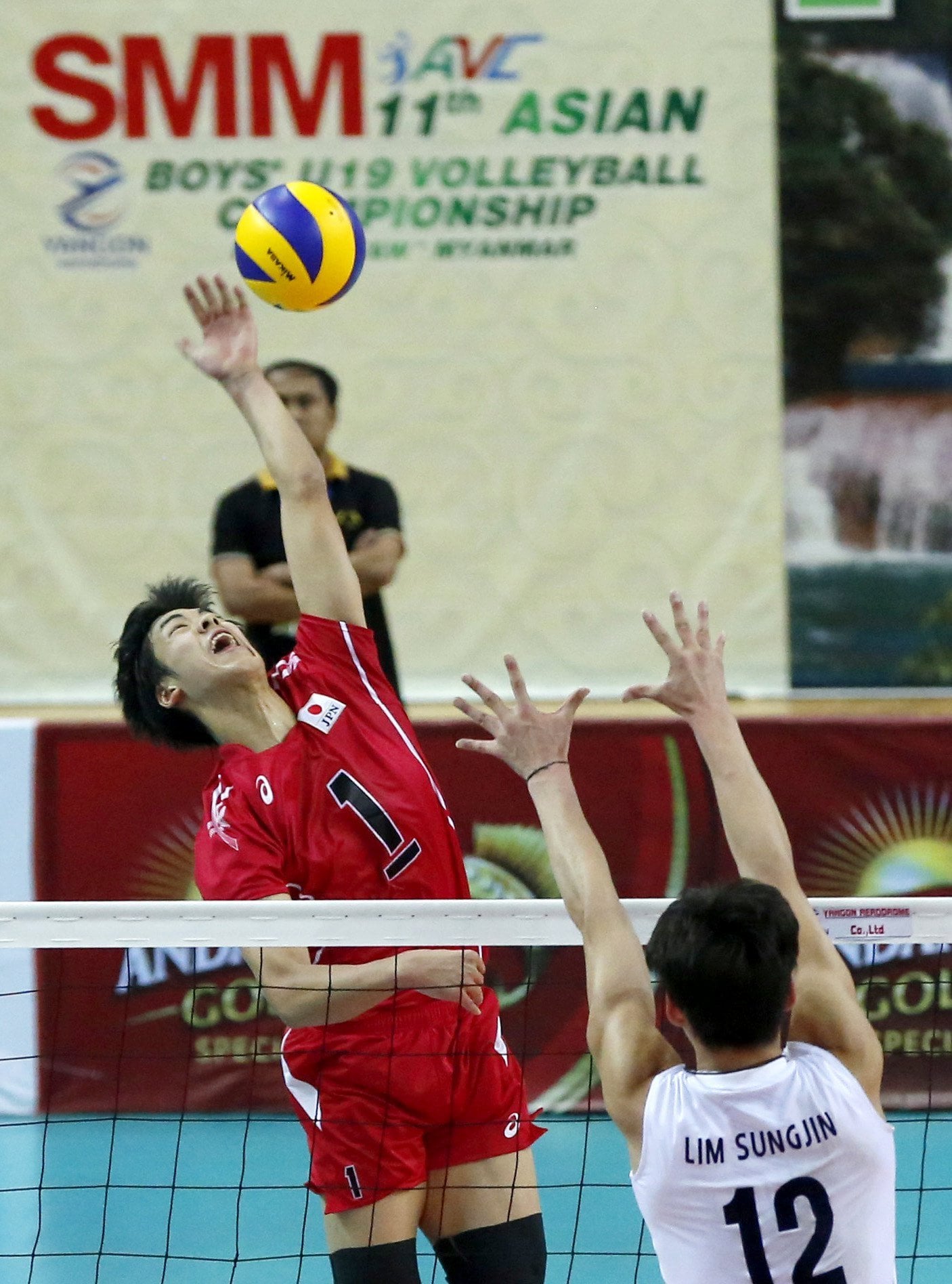 2017年アジアユース選手権でMVPに輝いた宮浦健人 ©︎JIJI PRESS