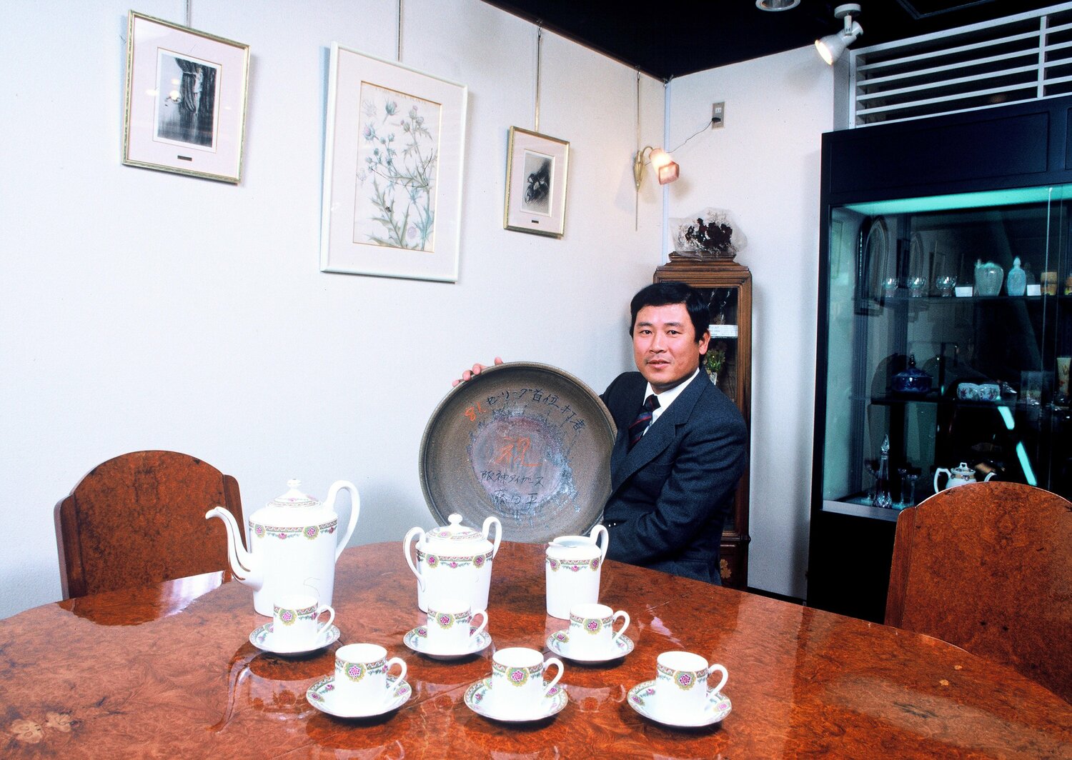 1995年途中（代行）から1996年途中まで阪神監督を務めた藤田平（1987年撮影） ©Kazuhito Yamada