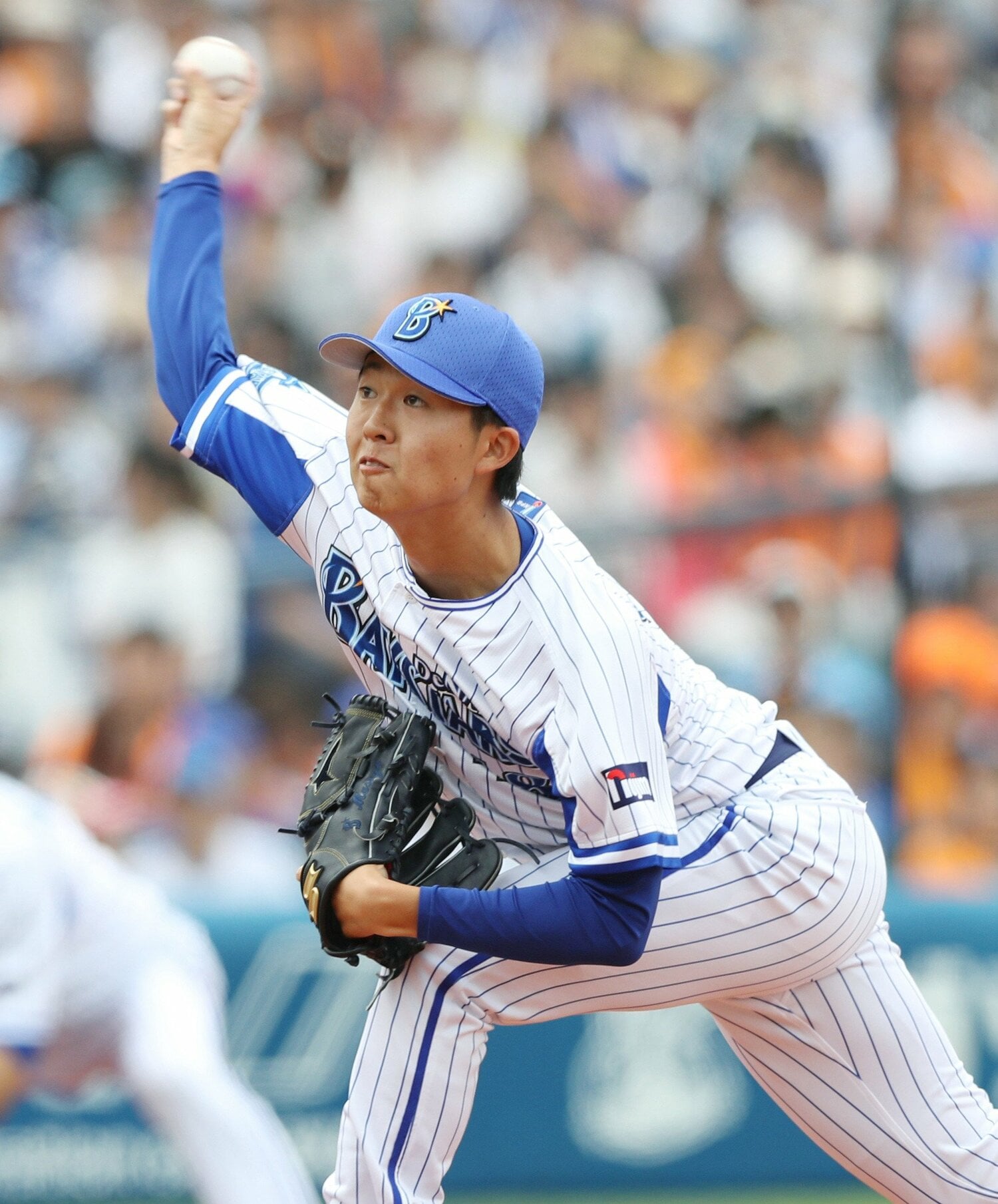 先発として6勝を挙げた2018年の京山　©JIJI PRESS