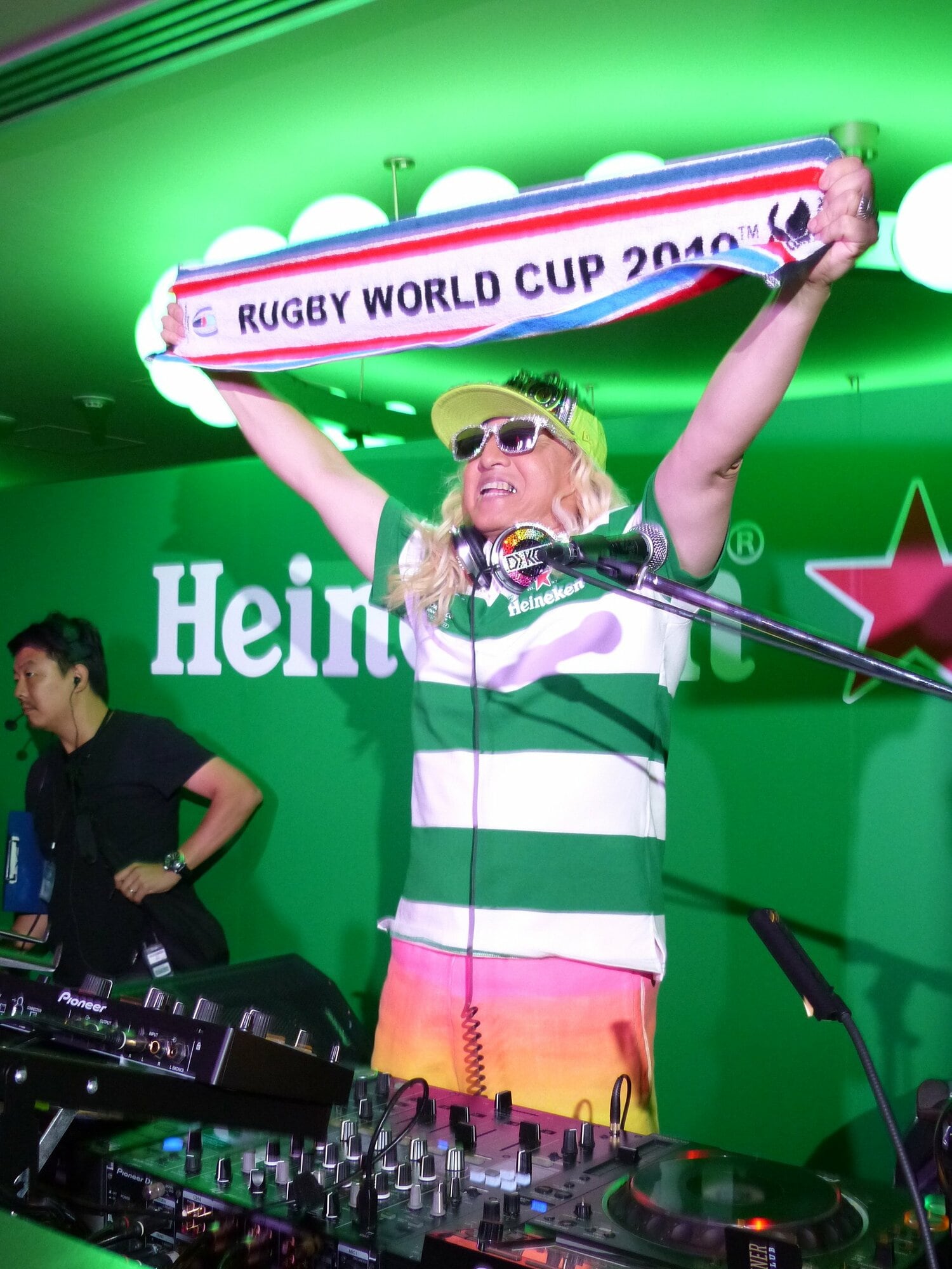 2019年ラグビーW杯ではパブリックビューイング会場を盛り上げた　©JIJI PRESS 