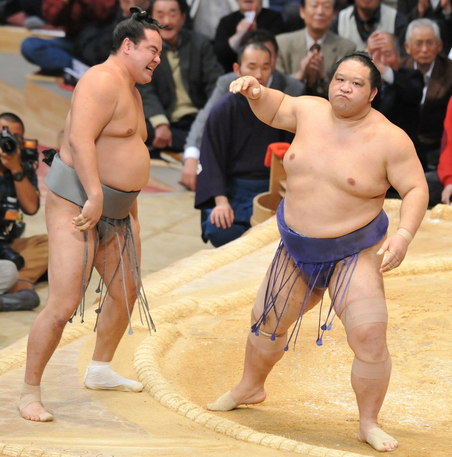 引退前年の2010年九州場所。12勝3敗で健在を示した　©JIJI PRESS