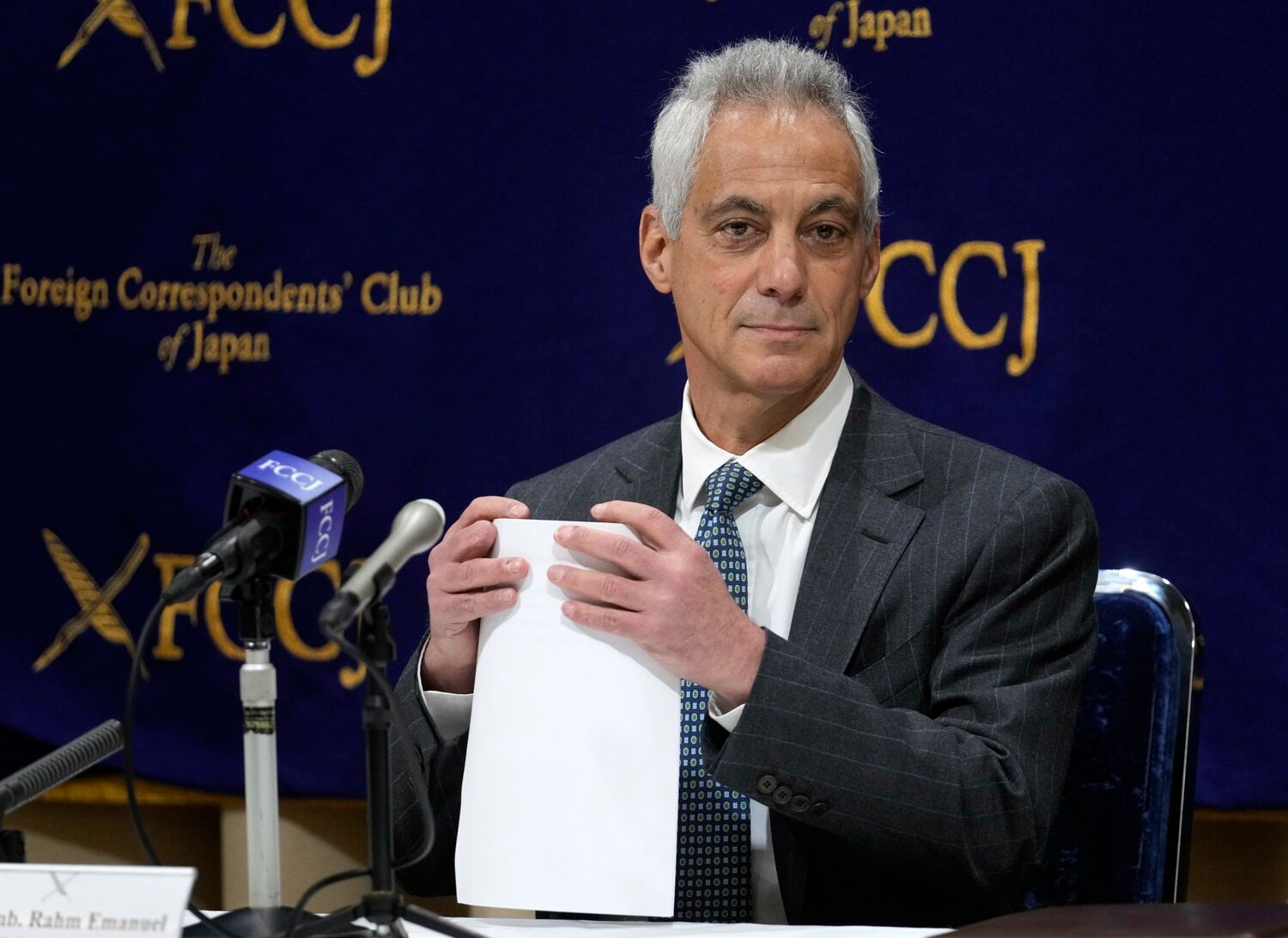 今年中に駐日米大使を退任する報道も出ているエマニュエル大使 ©Getty Images