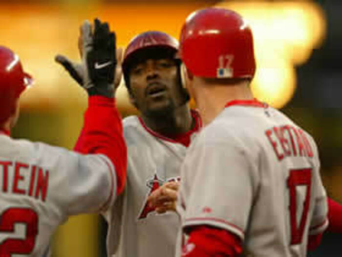 団結力と層の厚さで、エンジェルス、強し。＜Number Web＞ photograph by Yukihito Taguchi