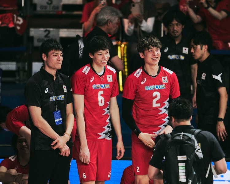 バレー】高橋藍、小野寺太志ら所属のサントリーが公開練習 SV