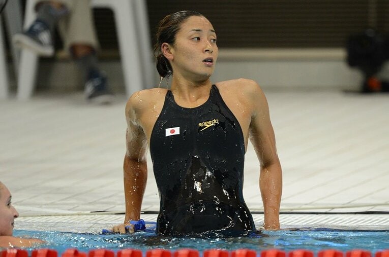 ロンドン五輪での伊藤華英さん ／ photograph by Asami Enomoto/JMPA