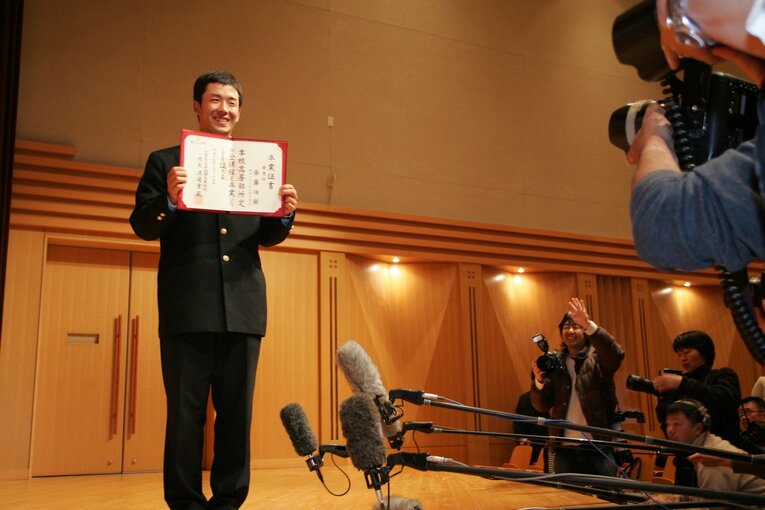 早稲田実業高校の卒業式　©︎Hideki Sugiyama