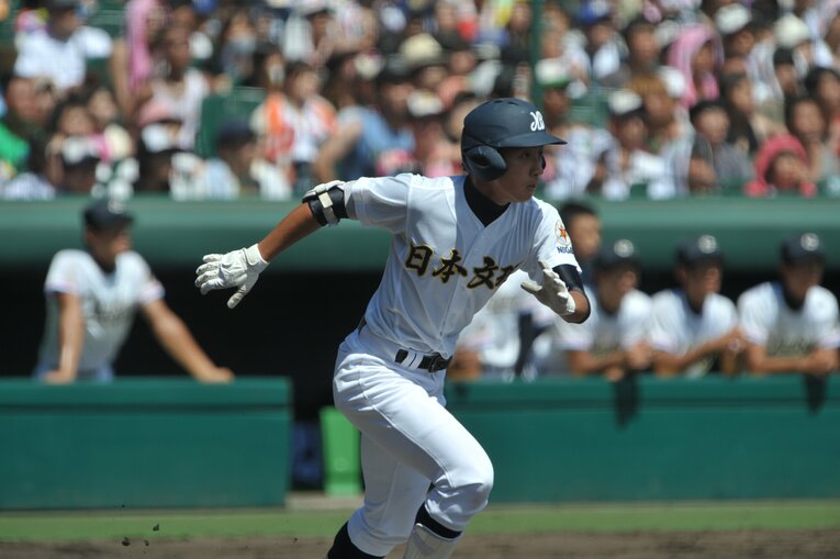 2009年日本文理のキャプテンを務めた中村大地　©︎BUNGEISHUNJU