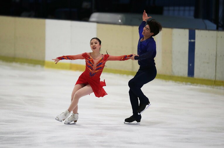 吉田唄菜＆森田真沙也組のフリー（2枚目）　©Sean Gillis