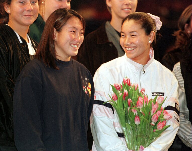 良きライバル良き先輩後輩として、現役時代から長らく交流を続けてきた2人　©Getty Images