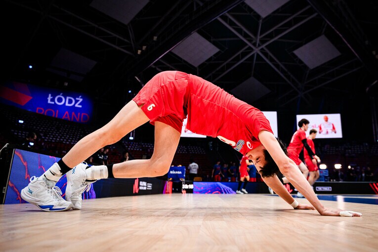 山内晶大（VNL準々決勝カナダ戦）©︎Volleyball World