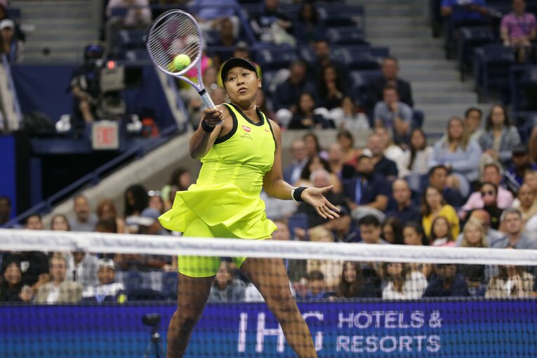 第2セットで勝利目前まで迫っていた大坂だったが……　©Hiromasa Mano