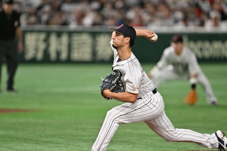 ダルビッシュ有の気迫の投球　©Naoya Sanuki