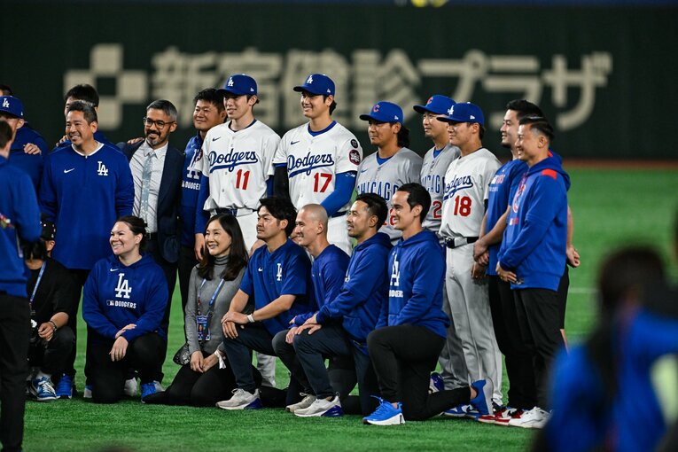 日本開幕シリーズでの大谷翔平　©Nanae Suzuki