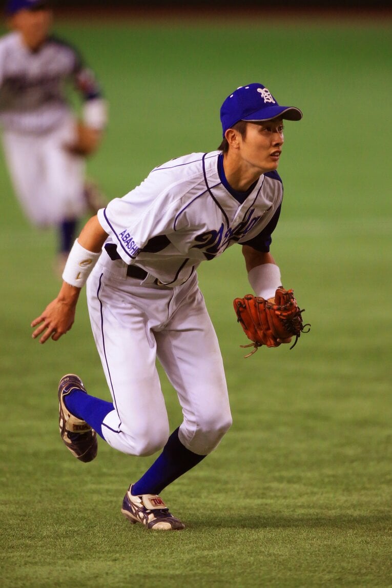 2016年、東農大北海道オホーツク3年のときの周東（1／3枚）　©AFLO
