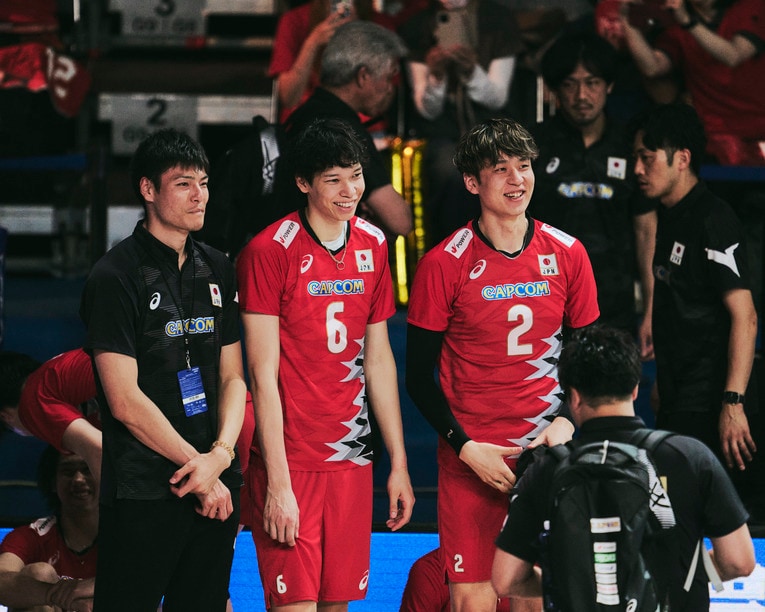 日本代表を牽引した高橋健太郎、山内晶大、小野寺太志　©︎Yuki Suenaga