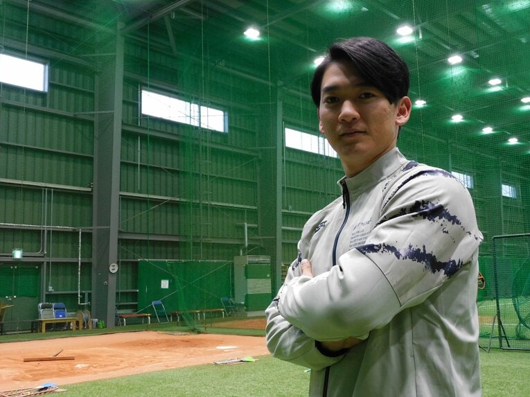 現在、日本生命でプレーする山田健太　©︎Haruka Sato