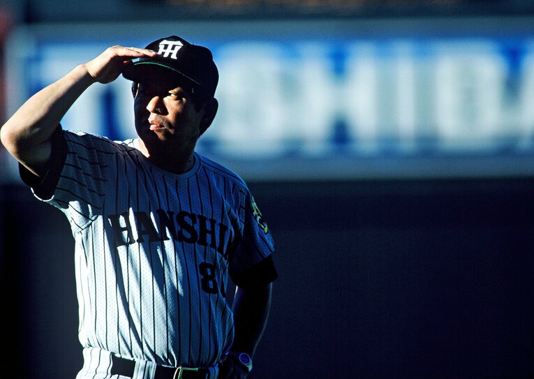 阪神監督時代の吉田氏　©Sports Graphic Number