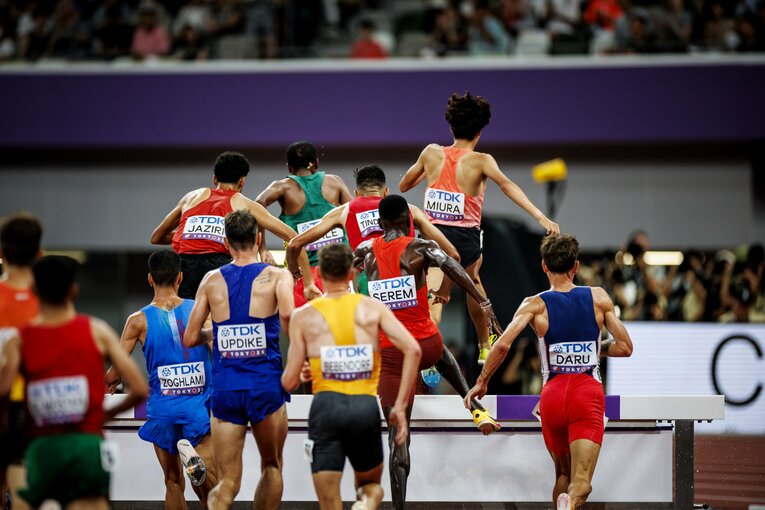 【世界陸上】美しいハードリングを武器に危なげなく予選を通過。実力の高さを見せた　©Kiichi Matsumoto