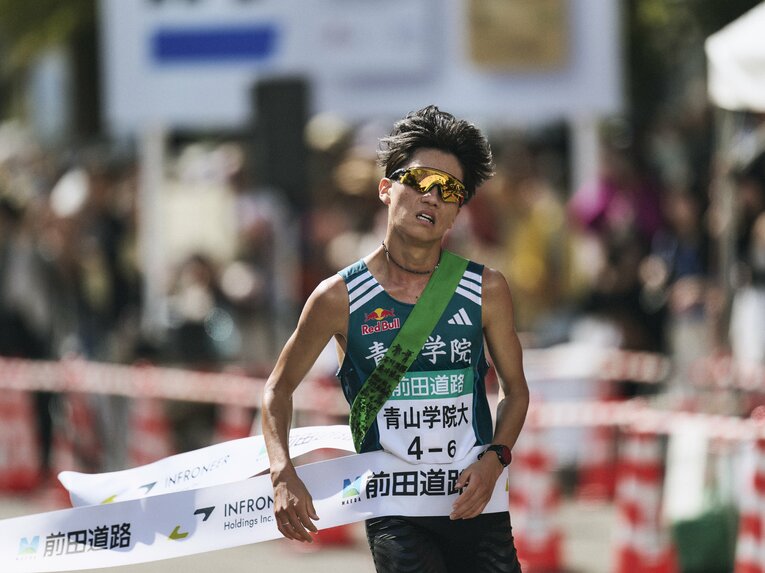 優勝候補の一角と目されながら出雲駅伝で11位に終わった青学大　©Yuki Suenaga