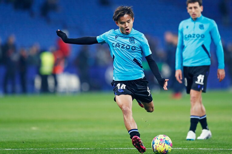 「クボの鮮烈ボレーに加えて…」“ハイライトだけではもったいない”ソシエダ久保建英の飛躍を現地撮影「特筆すべきはゴール直前の守備」(12)