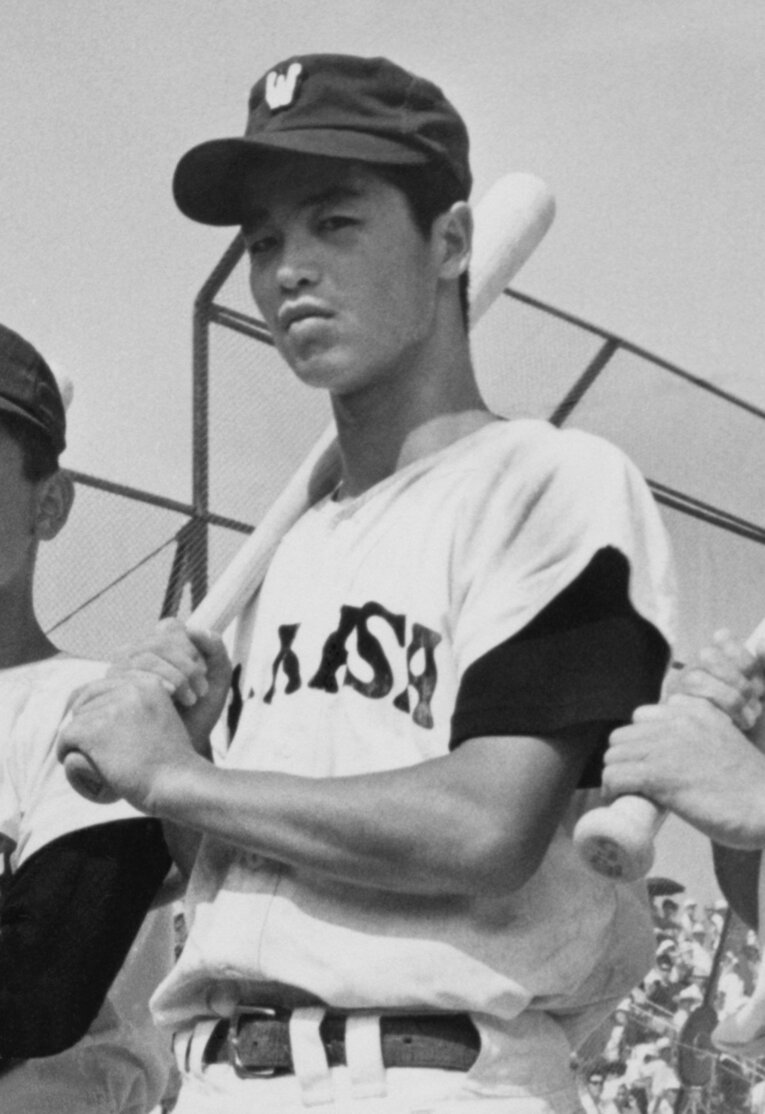 目元も爽やか…川藤幸三18歳のハニカミ写真（1967年、若狭高時代の一枚）　©︎KYODO