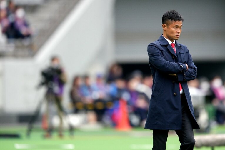 グランパス監督時代の小倉　©Kiichi Matsumoto