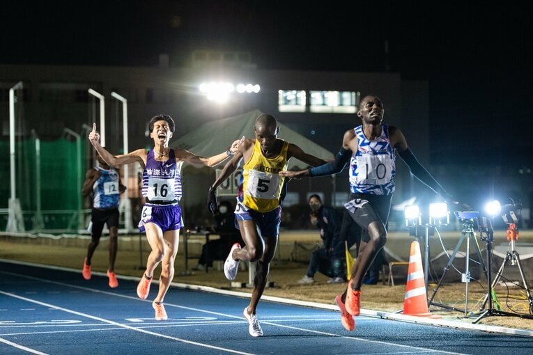東京国際大のヴィンセントにも先着　©Asami Enomoto