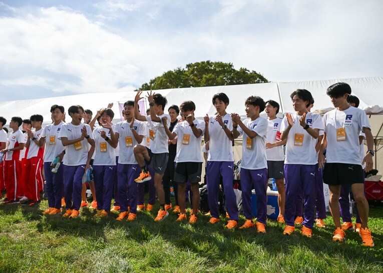 喜ぶ立教大チーム　©Nanae Suzuki