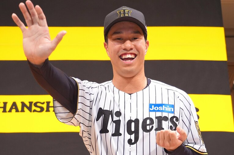 昨秋のドラフトで阪神から3位指名を受けた筑波大の岡城快生。高校は岡山の公立進学校で、野球では全くの無名選手だった ／ photograph by Sankei Shimbun