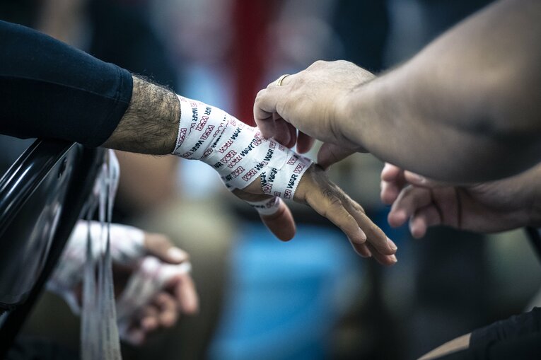 ルイス・ネリの公開練習　©Takuya Sugiyama