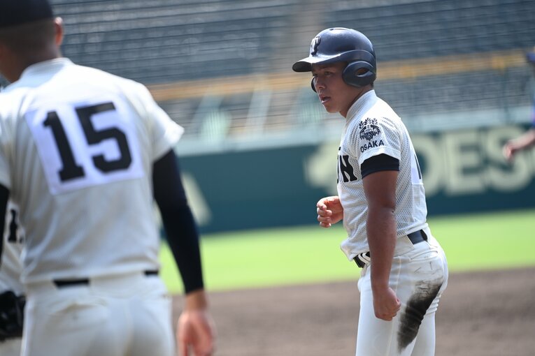 1年秋からベンチ入りする主将・池田陵真（写真は2020年交流試合）©︎Naoya Sanuki