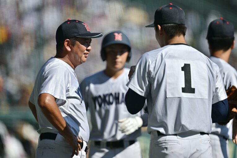【名シーン】甲子園名試合…横浜vs県岐阜商の現地カット　©Hideki Sugiyama