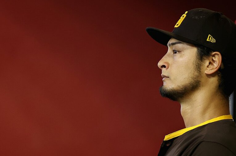 栗山監督もチームの中心として期待を寄せるダルビッシュ有。今季もパドレスで16勝を挙げ、好調を維持している ／ photograph by Getty Images