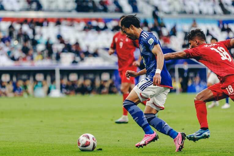 アジア杯バーレーン戦「三笘の超幻惑ドリブル」　©Kiichi Matsumoto　