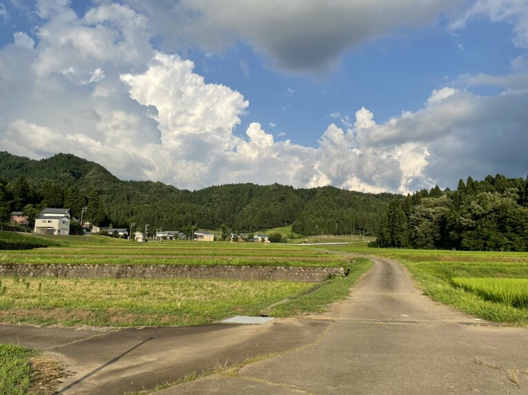 山口茜の故郷・勝山の風景（2021年）